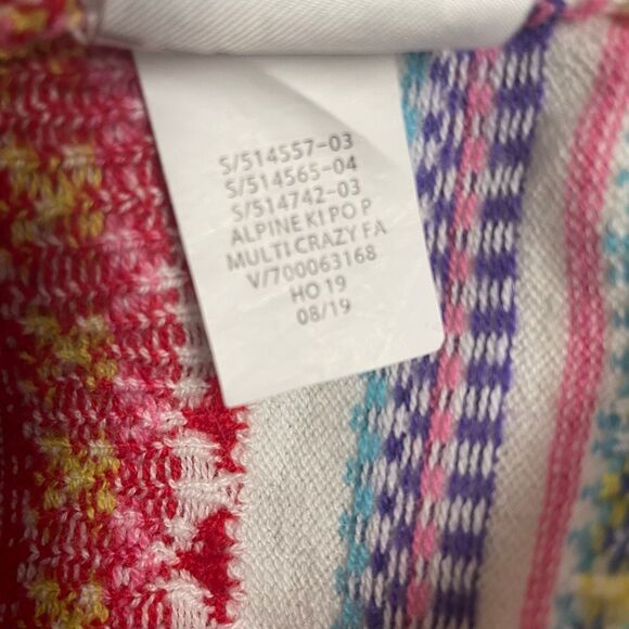 GAP Women’s Fair Isle Crew Neck Knit Sweater Size Large White Multicolor 2019 - Picture 8 of 8